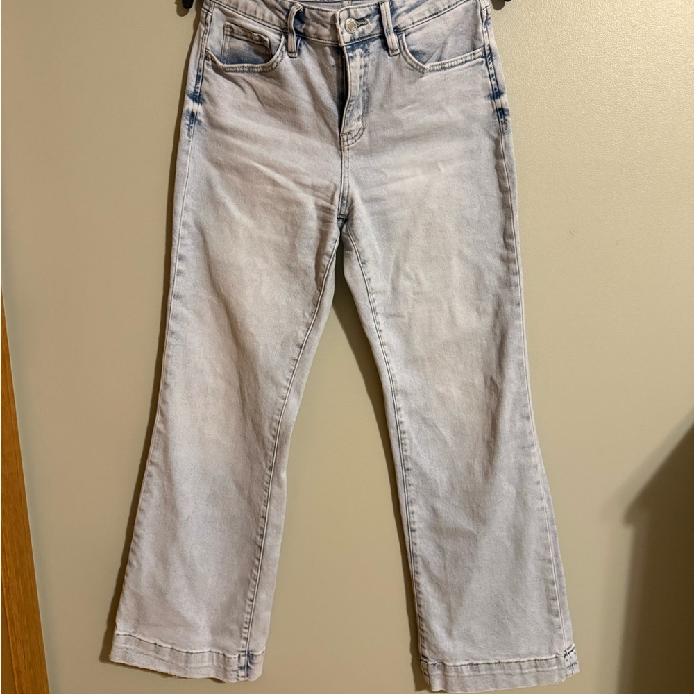 Stylish Light Blue Flare Jeans